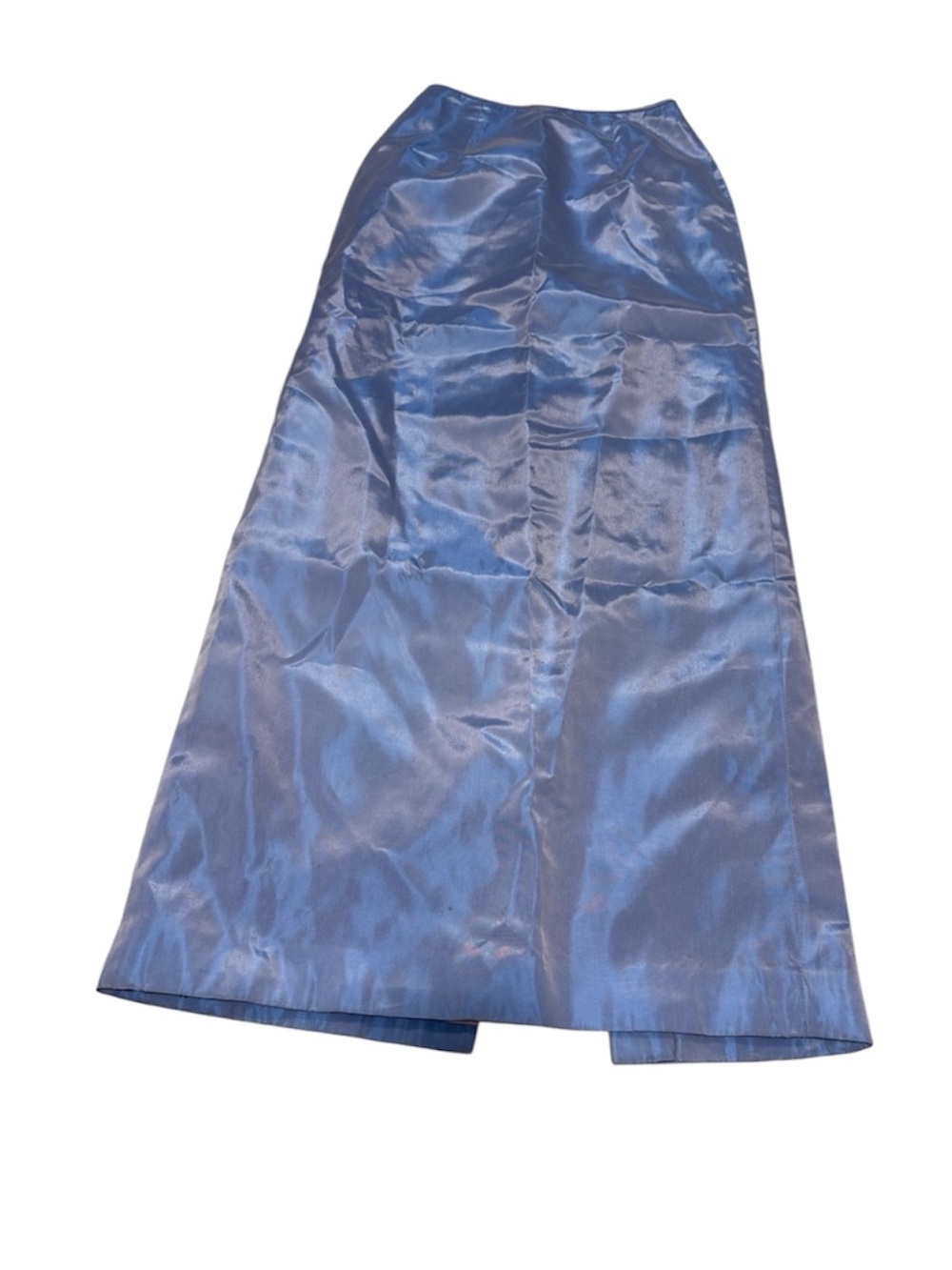 Jessica McClintock bridal 8 vintage maxi skirt blue shiny evening wedding y2k